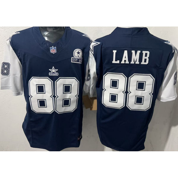 LAMB #88 Men's Dallas Cowboys NFL Jersey 牛仔   (3代）