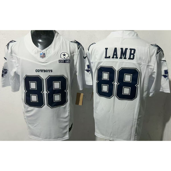 LAMB #88 Men's Dallas Cowboys NFL Jersey 牛仔   (3代）