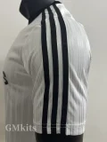 2025 AD Casual White Player Version Training shirts (三叶草)