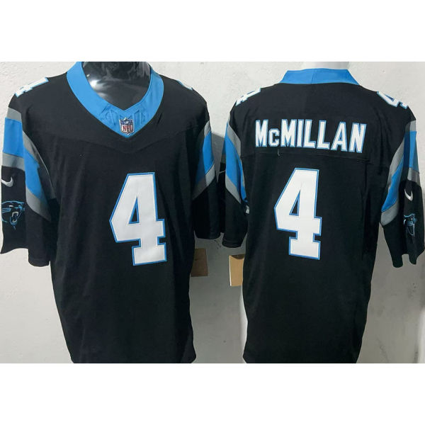 McMILLAN #4 Men's Carolina Panthers NFL Jersey 黑豹   (3代）