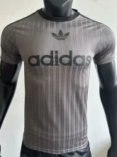 2025 AD Casual Grey Player Version Training shirts (三叶草)