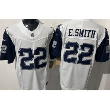 E.SMITH #22 Men's Dallas Cowboys NFL Jersey 牛仔   (3代）
