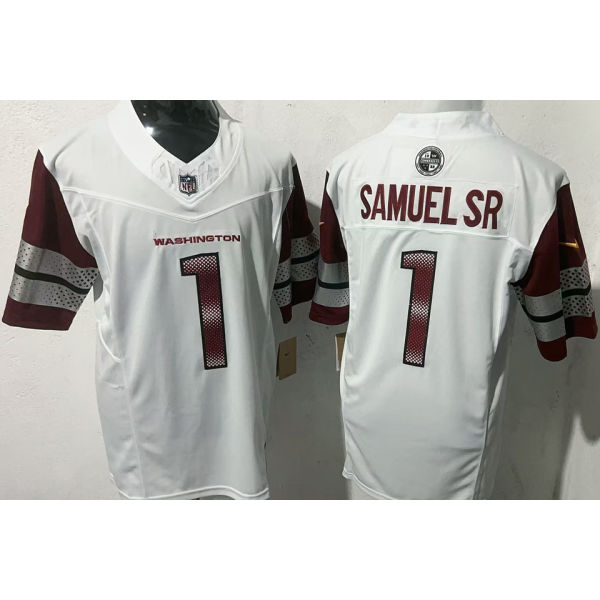 SAMUEL SR #1 Men's Washington Commanders NFL Jersey 指挥官  (3代）