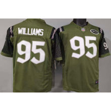 WILLIAMS #95 Men's New York Jets NFL Jersey 喷气机   (3代）