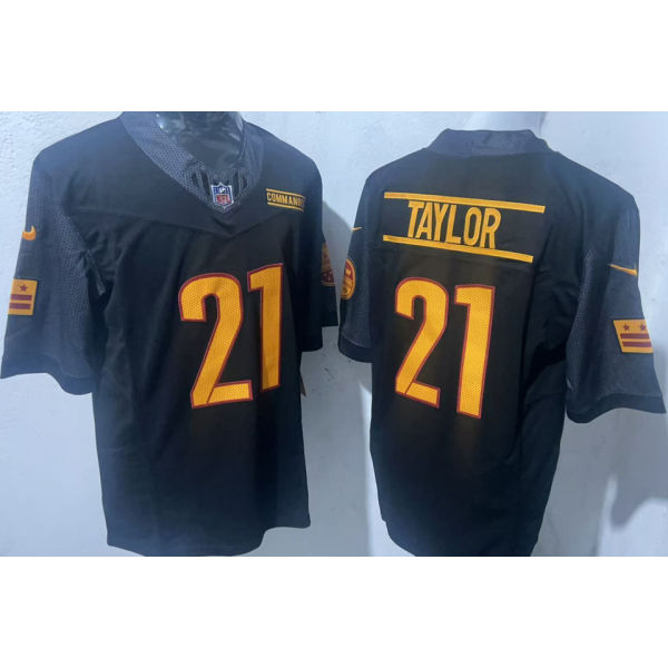 TAYLOR # 21 Men's Washington Commanders NFL Jersey 指挥官  (3代）