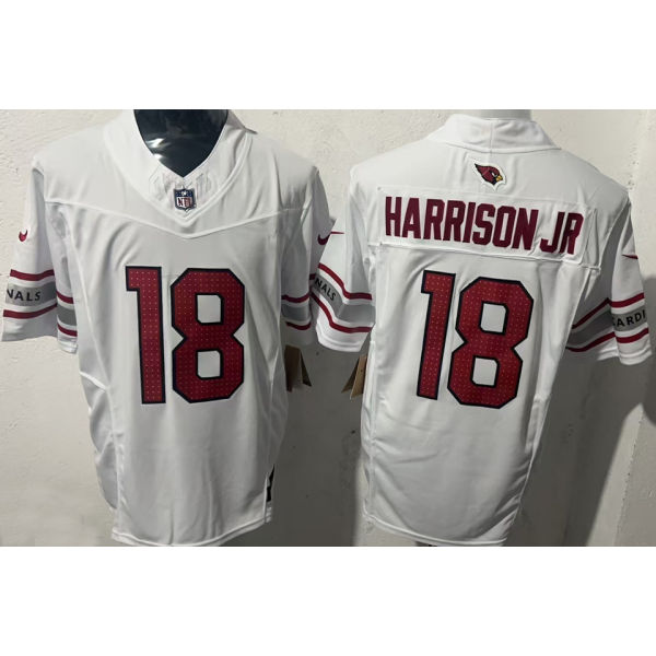 HARRISON JR #18 Men's Arizona Cardinals NFL Jersey 红雀   (3代）