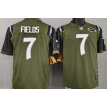FIELDS #7 Men's New York Jets NFL Jersey 喷气机   (3代）