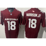 HARRISON JR #18 Men's Arizona Cardinals NFL Jersey 红雀   (3代）