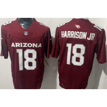 HARRISON JR #18 Men's Arizona Cardinals NFL Jersey 红雀   (3代）