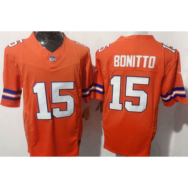BONITTO #15 Men's Denver Broncos NFL Jersey 野马   (3代）