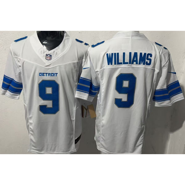 WILLIAMS #9 Men's Detroit Lions NFL Jersey 雄狮     (3代）