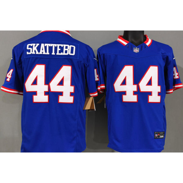 SKATTEBO #44 Men's New York Giants NFL Jersey 巨人   (3代）