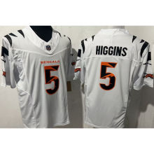 HIGGINS #5 Men's Cincinnati Bengals NFL Jersey 猛虎   (3代）