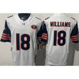 WILLIAMS #18 Men's Chicago Bears NFL Jersey 熊队    (3代）