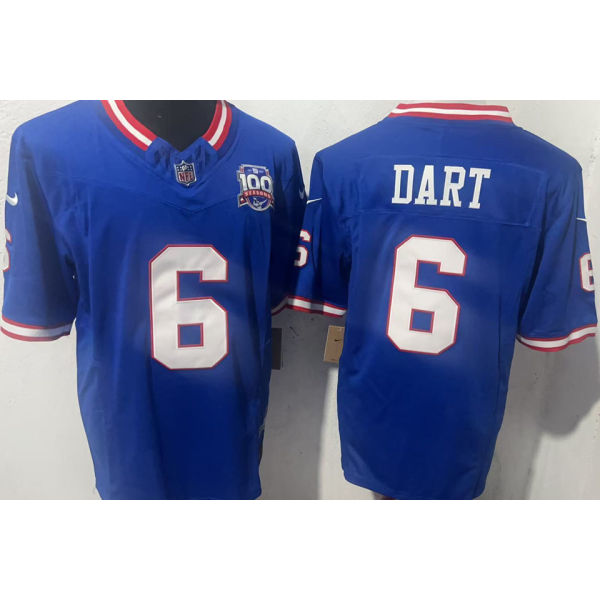 DART #6 Men's New York Giants NFL Jersey 巨人   (3代）