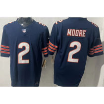 MOORE #2 Men's Chicago Bears NFL Jersey 熊队    (3代）