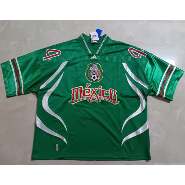 #4 Mexico Green Special Edition Retro Style Fans Jersey