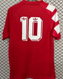 #10 Chile Home Red Retro Soccer Jersey 1994  带10号