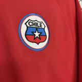 #10 Chile Home Red Retro Soccer Jersey 1994  带10号