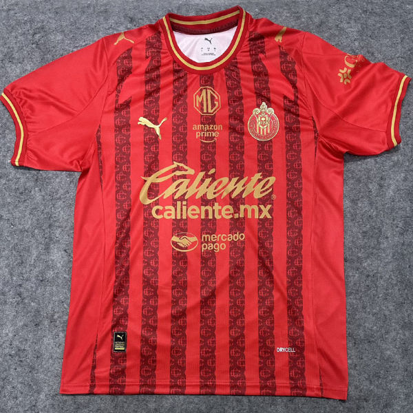 2025/26 Chivas Third Red Fans Soccer Jersey