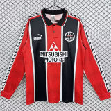 1996/1997 Frankfurt Home Red Retro Long Sleeve Soccer Jersey