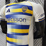 2025/26 Boca Third White Player Version Soccer Jersey