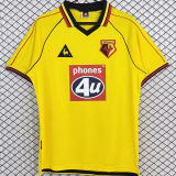 1999/2001 Watford Home Yellow Retro Soccer Jersey
