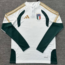 2026/27 Italy White Green Training Sweater