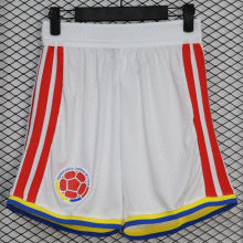 2026/27 Colombia White Player Version Shorts Pants 球员版