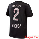 2025/26 PSG 4th Black Player Version Long Sleeve Soccer Jersey