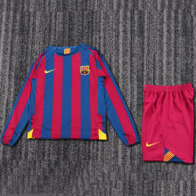 2005/2006 BA Home Retro Kids Long Sleeve Soccer Jersey