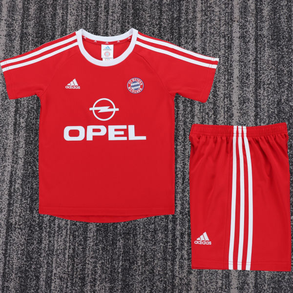 2001/2002 BFC Home Red Retro Kids Soccer Jersey