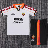 1998/1999 Roma Away Retro Kids Soccer Jersey