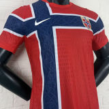 2026/27 Norway Home Red Player Version Soccer Jersey