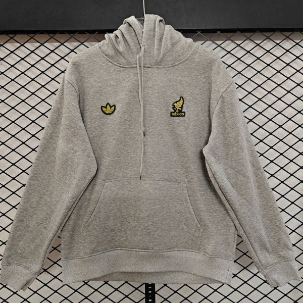 2026/27 Mexico Grey Retro Style Hoody 小绣花