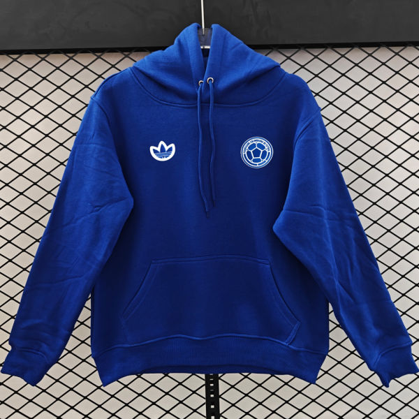 2026/27 Colombia Away Blue Retro Style Hoody 小绣花 蓝标