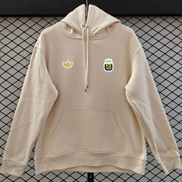 2026/27 Argentina Khaki Retro Style Hoody 小绣花 卡其色