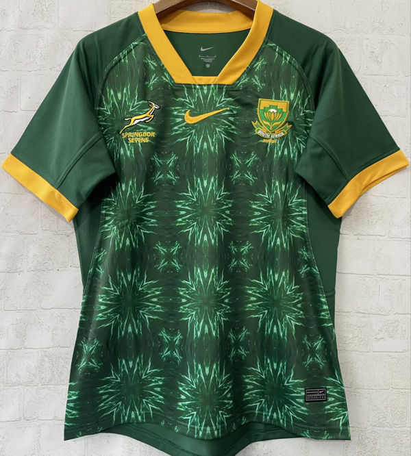 2026/27 South Africa Home Green Rugby Jersey  南非7人