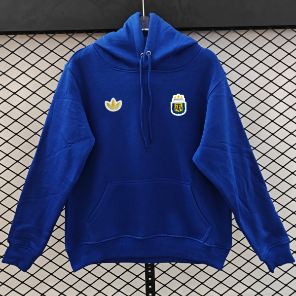 2026/27 Argentina Blue Retro Style Hoody 小绣花