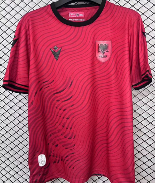 2026/27 Albania Home Red Fans Soccer Jersey 阿尔巴尼亚