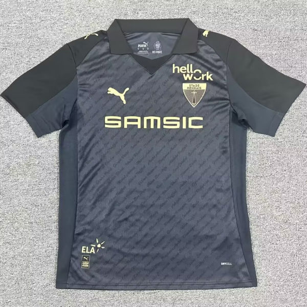 2026 Rennais 125th Anniversary Edition Black Fans Soccer Jersey 雷恩