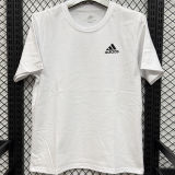 2026/27 AD White Casual Pure Cotton T-Shirt   T285 AD左上