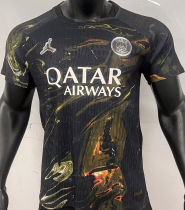 2026 PSG Dark Night Edition Black Player Version Soccer Jersey