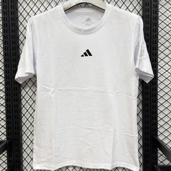 2026/27 AD White Casual Pure Cotton T-Shirt   T284 AD中间