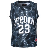 #23 AJ11 Jordan Casual Vest Jersey  闪电黑