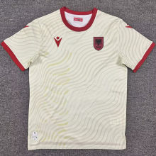 2026/27 Albania Away White Fans Soccer Jersey 阿尔巴尼亚