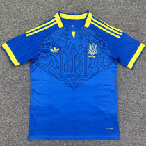 2026/27 Ukraine Away Blue Fans Soccer Jersey
