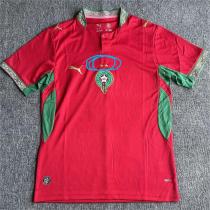 2026/27 Morocco Home Red Fans Soccer Jersey (with 2 stars 带两星）