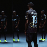 2026 PSG Dark Night Edition Black Kids Soccer Jersey 带星