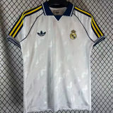 2026/27 RM Special Edition White Retro Style Fans Soccer Jersey 黄三边